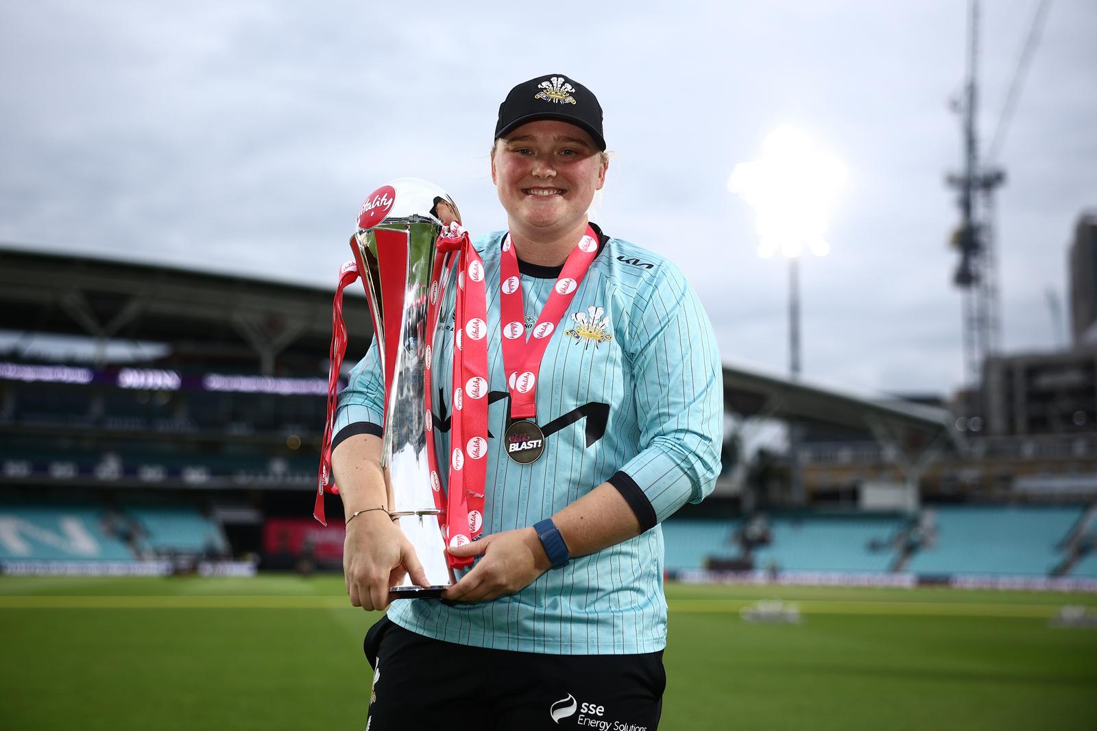 Bryony smith with trophy